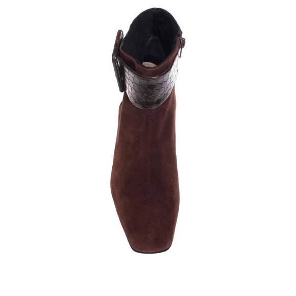 RON WHITE Women Linzi Ankle Boot In Chocolate SZ 8.5 - Picture 3 of 3